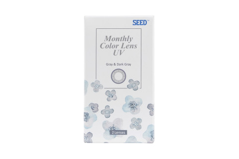 Lens SEED 1month UV màu Gray & Dark Gray